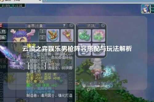 云顶之弈娱乐男枪阵容搭配与玩法解析